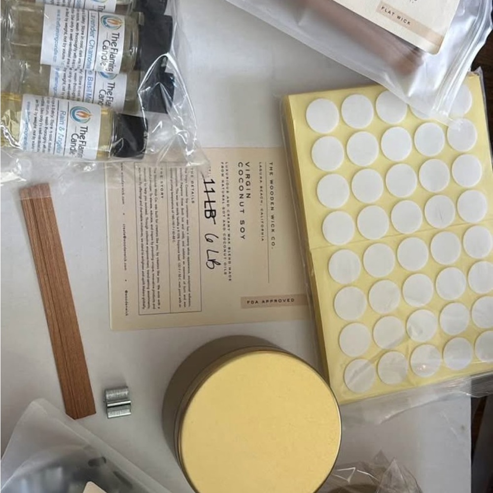 Virgin Coconut Soy Wax and DIY Candle Making Supplies